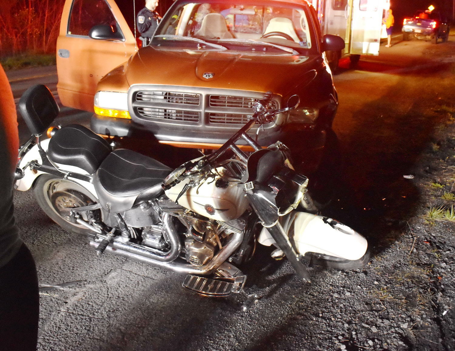 Two-vehicle accident in with injury on Route 54